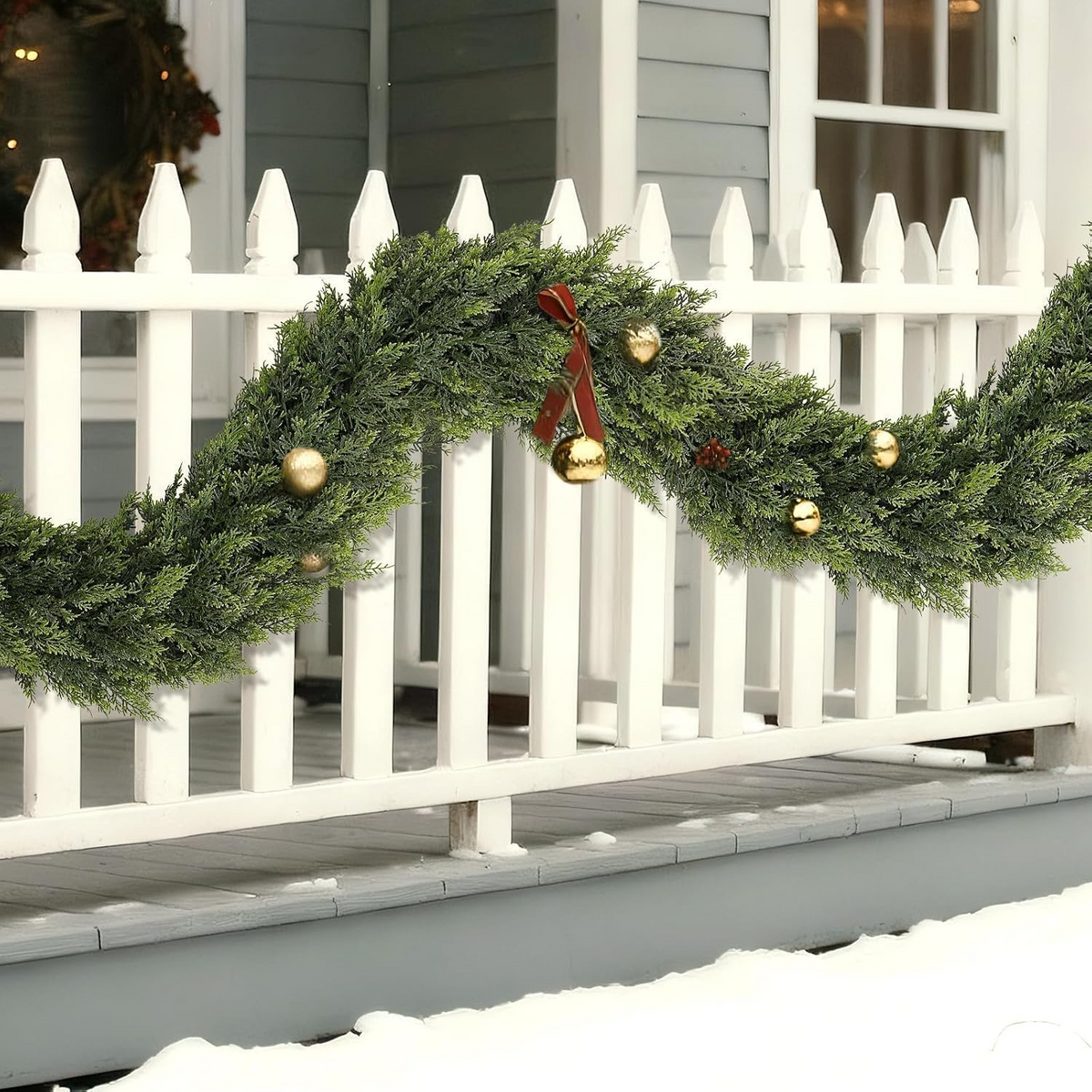 Everpine™ Real Touch Cedar Garland — 2 Pack