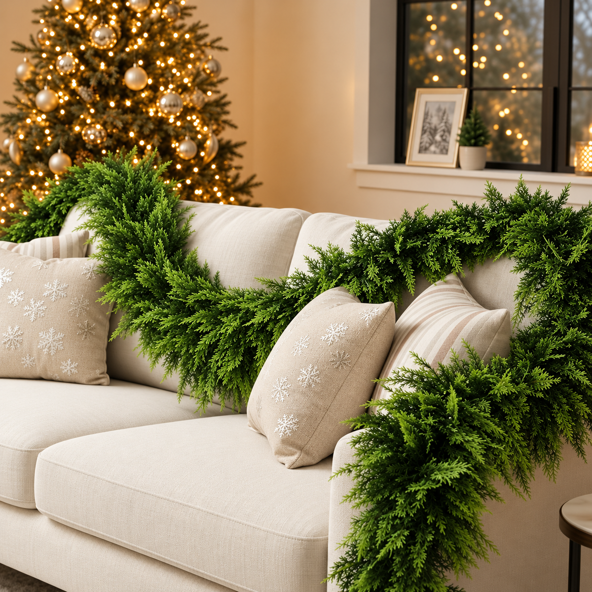 Everpine™ Real Touch Cedar Garland — 2 Pack