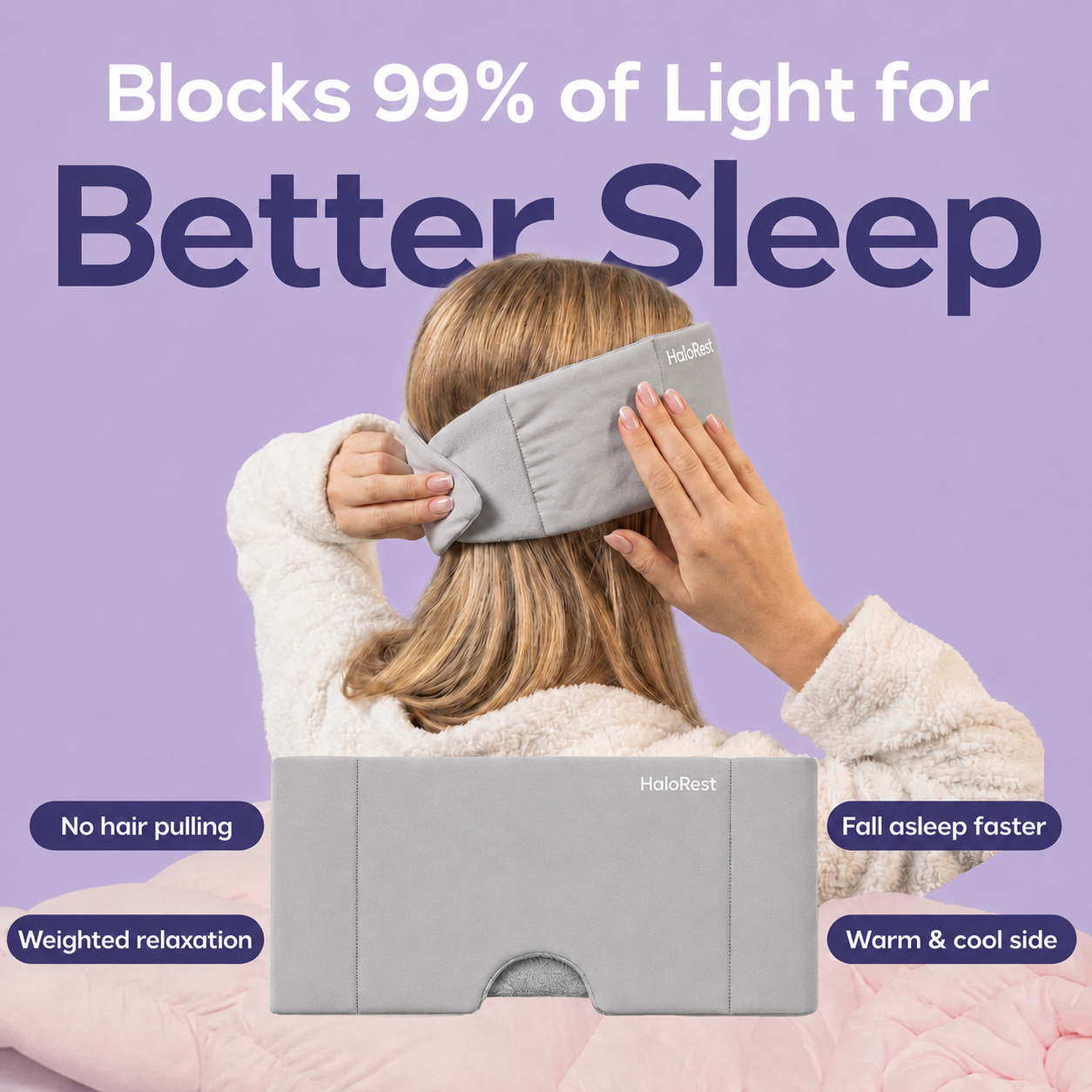 HaloRest™ Weighted Sleep Mask