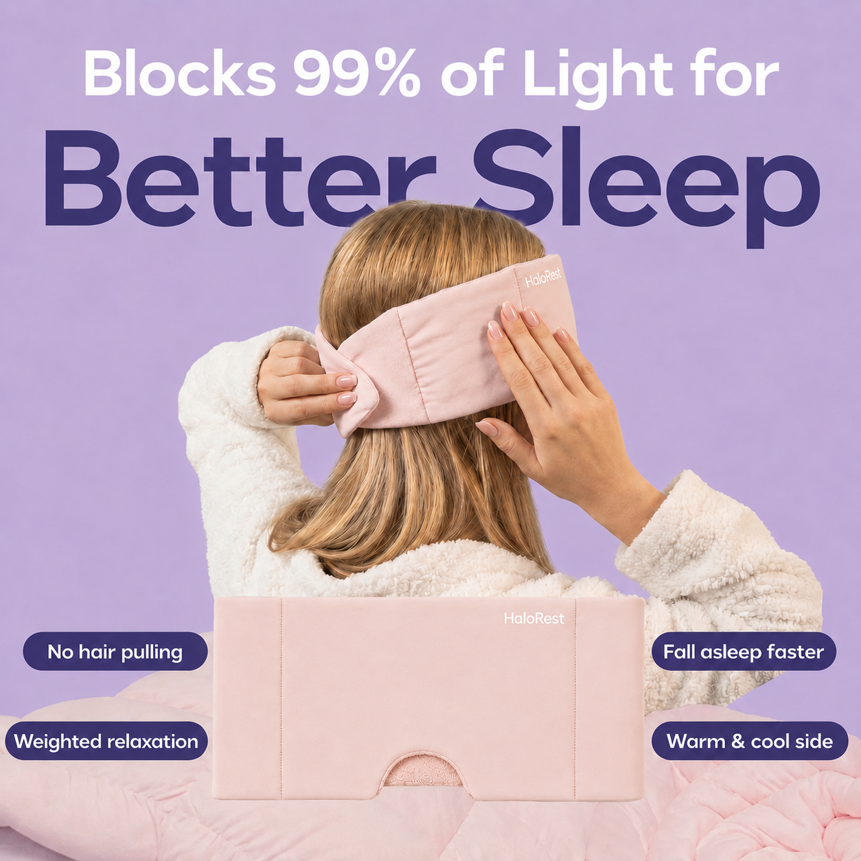 HaloRest™ Weighted Sleep Mask