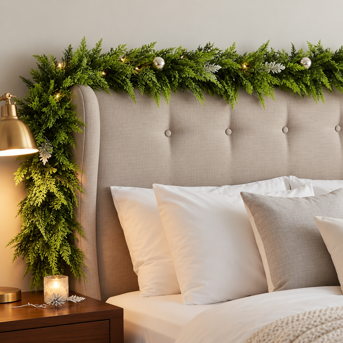 Everpine™ Real Touch Cedar Garland — 2 Pack