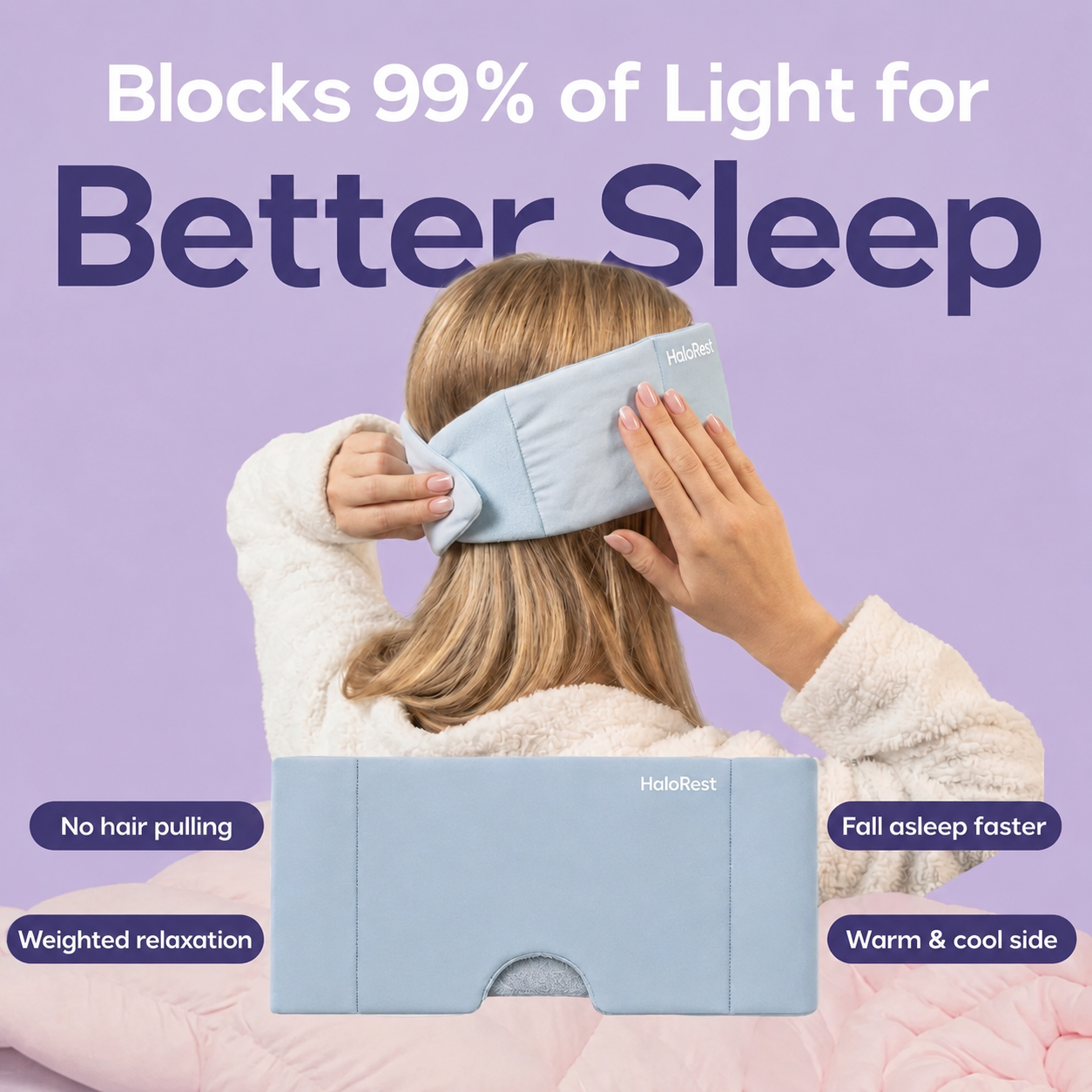 HaloRest™ Weighted Sleep Mask